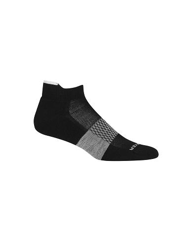 Icebreaker Merino Multisport Light Micro Miesten Sukat Mustat Valkoinen | FI 1051TCEV